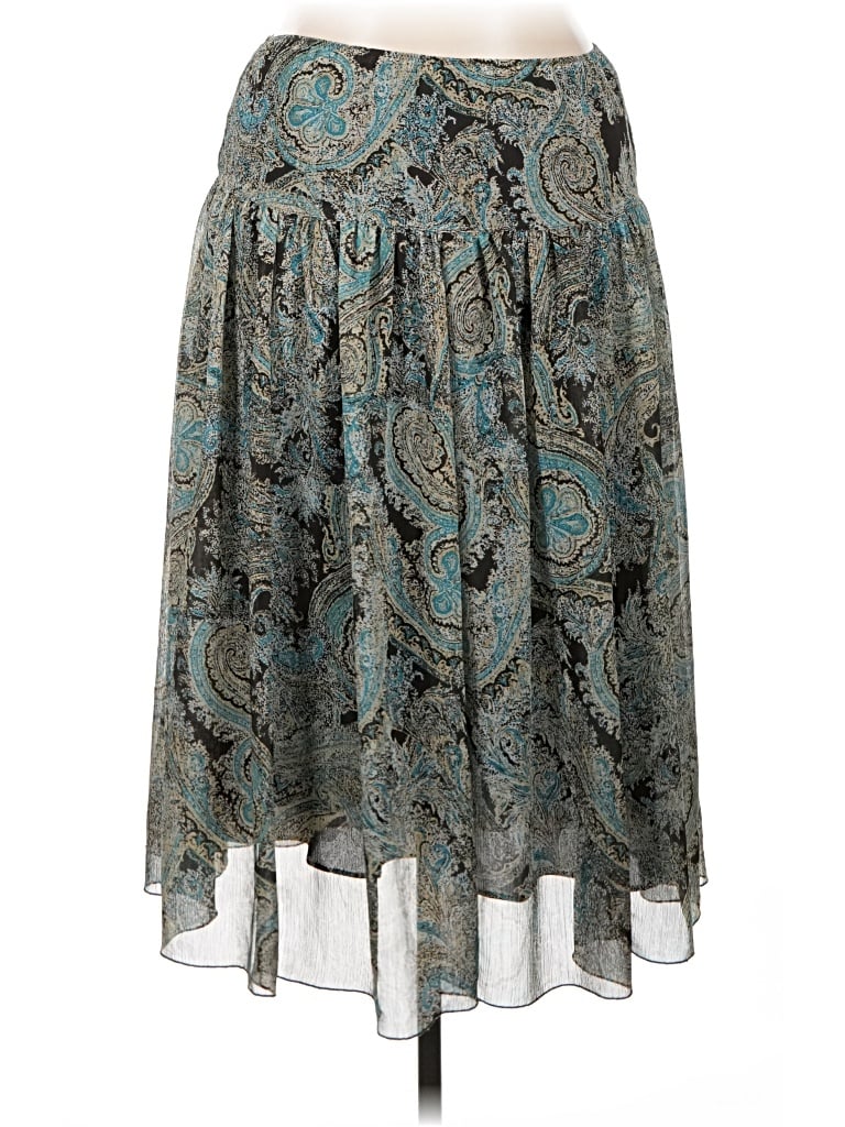 Pre-owned Nine West Casual Skirt In Teal