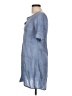 True Craft 100% Rayon Blue Casual Dress Size L - photo 5