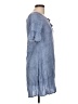 True Craft 100% Rayon Blue Casual Dress Size L - photo 4