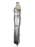 Reformation Jeans Metallic Solid Silver Cocktail Dress Size 2 - photo 5