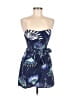 Fire Los Angeles 100% Rayon Blue Kimono Size M - photo 1