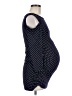 Isabella Oliver Polka Dots Blue Long Sleeve Blouse Size 6 Maternity (2) - photo 4