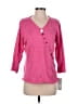 Lulu-B 100% Cotton Pink Pullover Sweater Size S - photo 1
