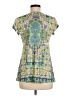 Apt. 9 Green Short Sleeve Blouse Size M (petite) - photo 2