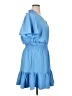 Draper James 100% Polyester Solid Blue Casual Dress Size 1X - photo 4