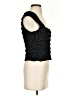 West Of Melrose 100% Polyester Black Sleeveless Blouse Size S - photo 4