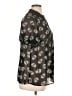 Torrid 100% Polyester Print Black Short Sleeve Blouse Size 1X Plus (1) - photo 4