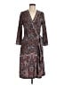 BCBGMAXAZRIA Paisley Brown Casual Dress Size M - photo 1