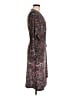 BCBGMAXAZRIA Paisley Brown Casual Dress Size M - photo 4