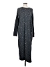 Easel Gray Casual Dress Size S - photo 1