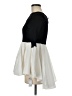 Gracia Color Block Black White Cocktail Dress Size M - photo 5