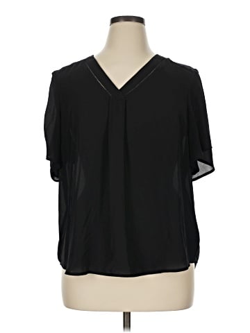 Liz Claiborne Short Sleeve Blouse (view 1)