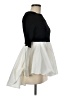 Gracia Color Block Black White Cocktail Dress Size M - photo 4
