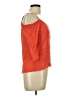 Papaya 100% Rayon Orange 3/4 Sleeve Blouse Size L - photo 4
