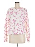 CeCe Print Pink Pullover Sweater Size M - photo 1