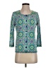 Talbots Teal 3/4 Sleeve Top Size S - photo 1