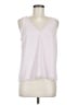 Halogen 100% Polyester Ivory Sleeveless T-Shirt Size M - photo 1