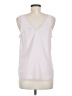 Halogen 100% Polyester Ivory Sleeveless T-Shirt Size M - photo 2