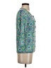 Talbots Teal 3/4 Sleeve Top Size S - photo 4