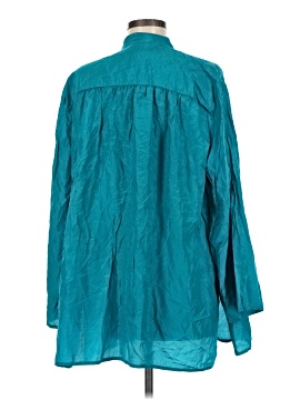 Assorted Brands Long Sleeve Silk Top (view 2)