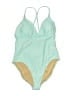 Old Navy Solid Green One Piece Swimsuit Size XL - photo 1