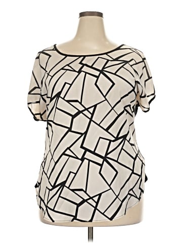 Espresso Short Sleeve Blouse (view 1)