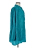 Assorted Brands 100% Silk Teal Long Sleeve Silk Top Size EU (FR) 40 / US 8 - photo 4