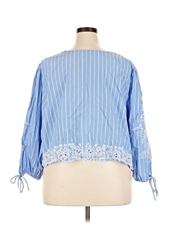 Future Collective 3/4 Sleeve Blouse (view 2)