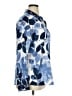 Maison d' Amelie Print Blue Long Sleeve Blouse Size XL - photo 4