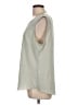 DKNY 100% Polyester Green Sleeveless Blouse Size L - photo 5