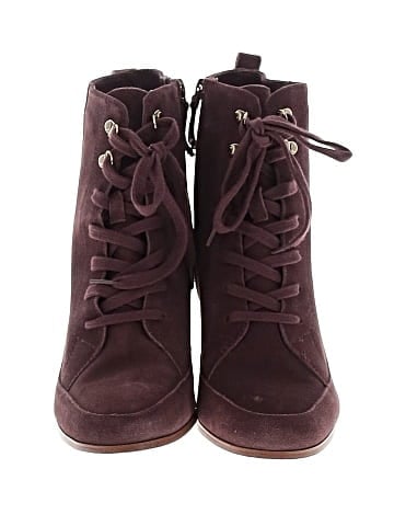 Violet & Red Ankle Boots (view 2)