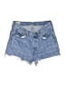 Levi's 100% Cotton Hearts Blue Denim Shorts Size 30 waist - photo 1