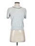 Express Tweed Silver Short Sleeve Turtleneck Size S - photo 1