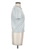 Express Tweed Silver Short Sleeve Turtleneck Size S - photo 4