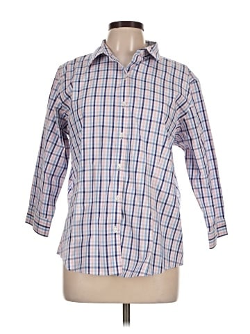 L.L.Bean 3/4 Sleeve Button-Down Shirt (view 1)