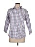 L.L.Bean 100% Cotton Blue 3/4 Sleeve Button-Down Shirt Size L - photo 1