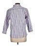 L.L.Bean 100% Cotton Blue 3/4 Sleeve Button-Down Shirt Size L - photo 2