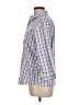 L.L.Bean 100% Cotton Blue 3/4 Sleeve Button-Down Shirt Size L - photo 5