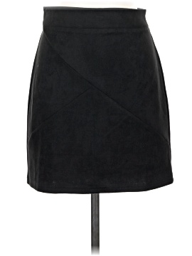MANGOPOP Collection Faux Leather Skirt (view 1)