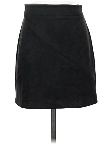 MANGOPOP Collection Faux Leather Skirt (view 1)