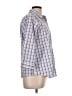 L.L.Bean 100% Cotton Blue 3/4 Sleeve Button-Down Shirt Size L - photo 4
