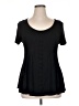 Torrid Black Short Sleeve Top Size 1X Plus (1) - photo 1