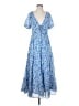Banjanan 100% Cotton Blue Casual Dress Size S - photo 1