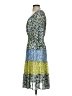 Fig and Flower 100% Polyester Paisley Blue Casual Dress Size S - photo 5