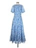 Banjanan 100% Cotton Blue Casual Dress Size S - photo 2