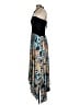 Magic Graphic Blue Casual Dress Size S - photo 5