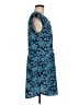 CAbi 100% Polyester Floral Blue Casual Dress Size M - photo 4