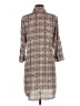CAbi 100% Polyester Print Tan Casual Dress Size M - photo 2
