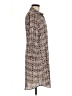 CAbi 100% Polyester Print Tan Casual Dress Size M - photo 4