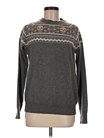 Skull Cashmere Cashmere Pullover Sweater (view 1)